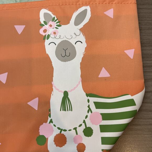 thirty-one Other - Thirty-One Llama Rama Green Cabana Stripe Thermal Lunch Tote Bag-New